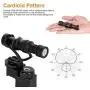 Comica Smartphone Video Rig Kit CVM-VM10-K2 Mini Tripod with Cardioid Directional Shotgun Video Microphone for iPhone 7 8 Plus XS max XR 11,Samsung S9 S10,LG Android Phones etc.(1/4&quot Jack)
