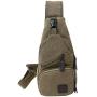 TOPEIUS Canvas Shoulder Backpack,Sling Backpack,Mini Sling Bag, Travel Hiking Daypack for Men or Women