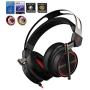 1MORE Spearhead VRX Over-Ear Gaming Headphones Super Bass Headset with Waves Nx Head Tracking, 7.1 Surround Sound, LED, Dual Microphone Noise Cancellation for PC/PS4/XBOX One/Mobile - Black