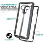 CasemartUSA Phone Case for [LG Stylo 6], [Fuze Series][Black] Shockproof Defender Transparent Protective Bumper Cover for LG Stylo 6 (Cricket, Boost, Sprint, T-Mobile, Metro, Verizon)