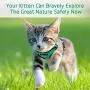 rabbitgoo Cat Harness and Leash for Walking, Escape Proof Soft Adjustable Vest Harnesses for Medium Large Cats, Easy Control Breathable Pet Safety Jacket with Reflective Strips & 1 Metal Leash Ring