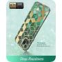 i-Blason Cosmo Series Case for iPhone 11 Pro Max 2019 Release, Slim Full-Body Stylish Protective Case with Built-in Screen Protector (Green)