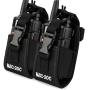 abcGoodefg 3in1 Multi-Function Universal Pouch Bag Holster Case for GPS PMR446 Motorola Kenwood Midland ICOM Yaesu Two Way Radio Transceiver Walkie Talkie (20C-2PACK)