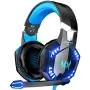 VersionTECH. G2000 Gaming Headset, Surround Stereo Gaming Headphones with Noise Cancelling Mic, LED Light & Soft Memory Earmuffs, Works with Xbox One, PS4, Nintendo Switch, PC Mac Computer Games -Blue VersionTECH. G2000 Gaming Headset, Surround Stereo Gaming Headphones with Noise Cancelling Mic, LED Light & Soft Memory Earmuffs, Works with Xbox One, PS4, Nintendo Switch, PC Mac Computer Games -Blue