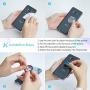 Finger Ring Stand, Lamicall Phone Ring Kickstand, Metal Grip Holder for Magnetic Car Mount Compatible with Cell iPhone 11 Pro Xs Max XR X 8 7 6 6s Plus, Smartphone Accessories - Black