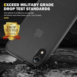 humixx Shockproof Series iPhone XR Case,[Military Grade Drop Tested] [Upgrading Materials] Translucent Matte Case with Soft Edges, Shockproof Protective Case Designed for Apple iPhone XR