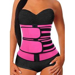 HOTAPEI Womens Waist Trainer Weight Loss Corset Trimmer Belt Waist Cincher Body Shaper Slimming Sports Girdle