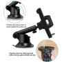 Car Phone Mount, Dashboard Car Phone Holder, Washable Strong Sticky Gel Pad with One-Touch Design Compatible iPhone 11 pro,11 pro max,X,XS,XR,8,7,6 Plus,Galaxy S7,8,9,10,Google Nexus