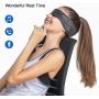 Blutooth Headband Headphones Wireless Sports Yoga Sweatband (Grey)