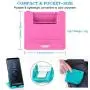 Phone Stands, 2Pack Cellphone Holder (4-7.9") Foldable Stands Multi-Angle for Desk Lightweight Desktop Dock Cradle Compatible for iPhone 11 Xs XR 8 Plus 6 7 6S X 5 Samsung Galaxy S10 S9 Google Pixel