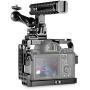 SMALLRIG Cage Kit for Sony A7II/A7RII/A7SII Camera with Cage, Handle, HDMI Lock, Cold Shoe, Quick Release Safety Rail, Double Ball Head - 1894