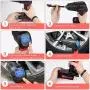 Portable Smart Air Compressor Cordless Tire Inflator Pump with Digital Pressure Gauge, Rechargeable Li-ion Battery Air Pump for Car Motorcycle Bike Air Bed Balls Inflatable Toys