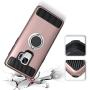 Samsung Galaxy S9 Phone Case With Tempered Glass Screen Protector And Magnetic Ring Holder Stand Kickstand Hybrid Protective Cell Accessories Hard Cover for Glaxay S 9 Galazy 9S GS9 Women Girls Pink