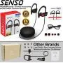 SENSO Bluetooth Headphones, Best Wireless Sports Earphones w/Mic IPX7 Waterproof HD Stereo Sweatproof Earbuds for Gym Running Workout 8 Hour Battery Noise Cancelling Headsets SENSO Bluetooth Headphones, Best Wireless Sports Earphones w/Mic IPX7 Waterproof HD Stereo Sweatproof Earbuds for Gym Running Workout 8 Hour Battery Noise Cancelling Headsets