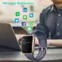 Willful Smart Watch for Men Women 2020 Version IP68 Waterproof, Fitness Tracker Heart Rate Monitor Sport Digital Watch, Smartwatch for Android Phones and iOS Phones Compatible iPhone Samsung (Blue)