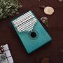 LVOW Kalimba Thumb Piano 17 Keys Portable Finger Piano African Mbira Gift for Kids Adult Beginners Professional(Blue)