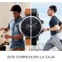Moto 360 3rd Gen 2020 - Wear OS by Google - The Luxury Stainless Steel Smartwatch with Included Genuine Leather and High-Impact Sports Bands - Steel Gray