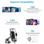 DM Cell Phone Holder for Car, Automatic Clamping Car Phone Mount Qi Wireless Car Charger Dashboard/Air Vent Car Mount Compatible with iPhone 8 Plus XS Max X 11 Pro, Samsung Galaxy S9 S10 Plus Note 9