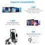 DM Cell Phone Holder for Car, Automatic Clamping Car Phone Mount Qi Wireless Car Charger Dashboard/Air Vent Car Mount Compatible with iPhone 8 Plus XS Max X 11 Pro, Samsung Galaxy S9 S10 Plus Note 9