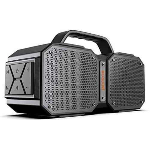 BUGANI Bluetooth Speaker, M83 Portable Bluetooth Speakers 5.0, 40W Super Power, Rich Woofer, Stereo Loud. Suitable for Family Gatherings and Outdoor Travel. (Black)