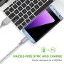 Micro USB Cable 10FT, Android Charger Cord 3Pack Long Nylon Braided Sync and High Speed Charging Cord Compatible with Galaxy S7 Edge S6, Kindle, Android & Windows Smartphones and More