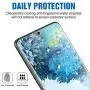Galaxy S20 Screen Protector, [3-Pack] [Full Adhesive] [Fingerprint Sensor Compatible] [Full Coverage] [Anti-Scratch] Screen Protector for Samsung Galaxy S20