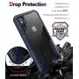 MOBOSI Vanguard Armor Designed for iPhone Xs Max Case, Rugged Cell Phone Cases, Heavy Duty Military Grade Shockproof Drop Protection Cover for iPhone 10xs Max 2018 6.5 Inch (Navy Blue)