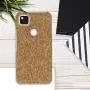 kwmobile Case Compatible with Google Pixel 4a - Protective Cork Mobile Cell Phone Cover - Light Brown