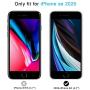TOCOL [3 Pack for iPhone SE 2020/ iPhone SE2 (2nd Generation) [4.7 inch] Screen Protector, Tempered Glass Bubble Free with Alignment Frame Easy Installation [Not for iPhone 6/7/8]