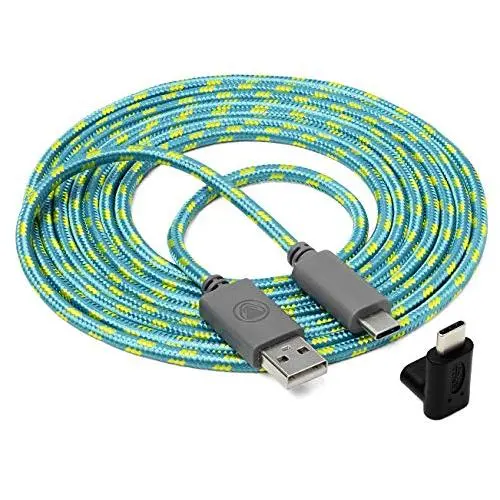 snakebyte USB Charge: Cable - USB-C Charging Cable For Use with all USB-C Compatible Devices Such as Nintendo Switch Lite, Smartphones Etc. (Nintendo Switch) snakebyte USB Charge: Cable - USB-C Charging Cable For Use with all USB-C Compatible Devices Such as Nintendo Switch Lite, Smartphones Etc. (Nintendo Switch)