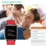 Willful Smart Watch for Android Phones Compatible iPhone Samsung IP68 Swimming Waterproof Smartwatch Sports Watch Fitness Tracker Heart Rate Monitor Digital Watch Smart Watches for Men Women Red