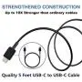USB C Wall Charger,2-Pack PD 25W Fast Charger and 2-Pack 5-ft USB C to USB C Fast Charging Cable for Samsung Galaxy Note10/Note20/S20/S20+/S20 Ultra,2018 iPad Pro 11/12.9,2020 iPad Pro 11/12.9