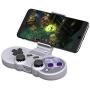 Mosto 8Bitdo Clip Holder Bracket for 8Bitdo SN30 Pro & SF30 Pro, Bracket Handgrip Smart Clip for 8Bitdo SN30 Pro & SF30 Pro, Telescopic Stand for 3.5-6 Inch Phones, Galaxy S7 S8 Note 5 & iPhone X