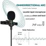 PoP voice Upgraded Lavalier Lapel Microphone, Omnidirectional Condenser Mic for Apple iPhone iPad Mac Android Smartphones, Youtube, Interview, Studio, Video, Recording,Noise Cancelling Mic