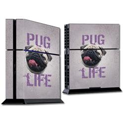 MightySkins Skin Compatible with Sony PS4 Console - Pug Life | Protective, Durable, and Unique Vinyl Decal wrap Cover | Easy to Apply, Remove, and Change Styles | Made in The USA