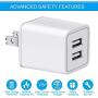 iPhone Charger, YUNSONG Nylon Braided Lightning Cable 2Pack 6ft Data Sync Transfer Cord 2-USB Rapid Charging Plug Wall Charger Compatible With iPhone 11 Pro Max XS XR X 8 7 6S 6 Plus SE 5S 5C 5 iPad