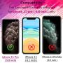 [4 Pack] UniqueMe 2 Pack Tempered Glass for iPhone 11 Pro [ 5.8 inch ] Privacy Screen Protector +2 Pack Tempered Glass Camera Lens Protector 9H Hardness