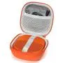 Bright Orange Protective Case for Bose SoundLink Micro Bluetooth Speaker, Best Color and Shape Matching, Featured Secure and Easy Pulling Out Strap Design, Mesh Pocket for Cable and accessorie