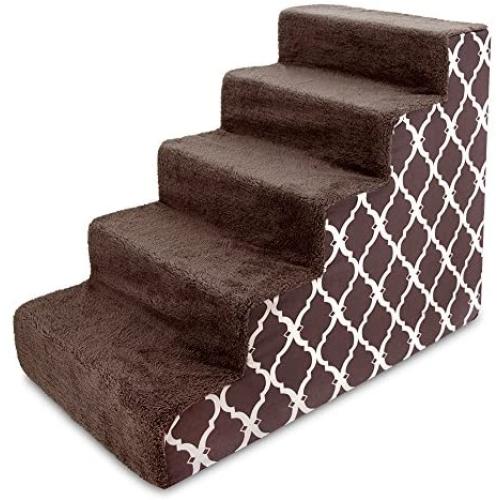 USA Made Pet Steps/Stairs with CertiPUR-US Certified Foam for Dogs & Cats by Best Pet Supplies