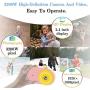 Kids Selfie Camera Waterproof WiFi Digital Camera Child Mini Camera 1080P with 32GB SD Card for 3-8 Years Old Boys Girls Birthday Gift Toy Camera (Pink)
