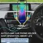 Wireless Charger Car Qi Touch Sensing Mount Kit Phone Stand Automatic Retractable Clip Fast Charging Holder Compatible with iPhone Xs Max/XR/X/11/11 Pro/8/8Plus Samsung S10/S10+/S9/S9+/S8/S8+(Gold Wireless Charger Car Qi Touch Sensing Mount Kit Phone Stand Automatic Retractable Clip Fast Charging Holder Compatible with iPhone Xs Max/XR/X/11/11 Pro/8/8Plus Samsung S10/S10+/S9/S9+/S8/S8+(Gold