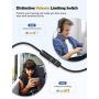 Mpow CH6 Pro Kids Headphones Over-Ear with Microphone and Volume Limited 85dB/94dB, Wired Headphone for Teens Girls Boys, HD Stereo Headset w/Sharing Function, Foldable Headset for School/PC/Cellphone