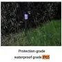 2Pcs Solar Powered Bug Zapper LED Light Insect Mosquito Killer Lamp for Indoor Outdoor Use 2Pcs Solar Powered Bug Zapper LED Light Insect Mosquito Killer Lamp for Indoor Outdoor Use
