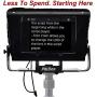 Portable Adjustable Ipad Teleprompter Kit for iPhone Tablet Smartphone 12 Inch Beam Splitter Glass with Carry Case No Assembly Required