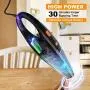LOFTEK Car Vacuum Cordless - Handheld Portable Car Vacuum Cleaner with High Power Professional Vacuum for Car - Wet&Dry Use