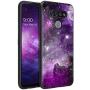 BENTOBEN LG K51 Case, LG Reflect Case, LG Q51 Case, Slim Fit Glow in The Dark Shockproof Hybrid Hard PC Soft TPU Bumper Drop Protective Girls Women Men Phone Cover for LG K51/Q51 (2020), Purple Galaxy