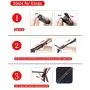 [Adjustable Focus&Switchable Modes] Selfie Stick&Tripod, All in One Portable&Rotatable-Compact Selfie Stick with Detachable Bluetooth Remote,Adjustable Tripod for iPhone,Android,Digital Sports Camera