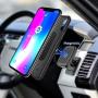 WixGear Universal Stick On Dashboard Magnetic Car Mount Holder, for Cell Phones and Mini Tablets with Fast Swift-snap Technology, (New Rectangle Stronger Design)