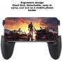 Ciglow Mobile Phone Game Controller, Game Handle for Smartphone Ergonomic Design Game Grip Comfortable Fast Shooting with Bracket