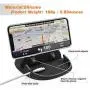 Loncaster Car Phone Holder, Car Phone Mount Silicone Car Pad Mat for Various Dashboards, Slip Free Desk Phone Stand Compatible with iPhone, Samsung, Android Smartphones, GPS Devices and More